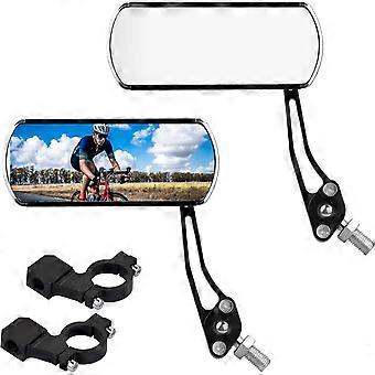 Set mit 2 Fahrrad-Rückspiegeln, 360 verstellbare und drehbare Fahrrad-Rückspiegel, Universal-Seitenspiegel, für Mountainbike, Rennrad, Elektro B