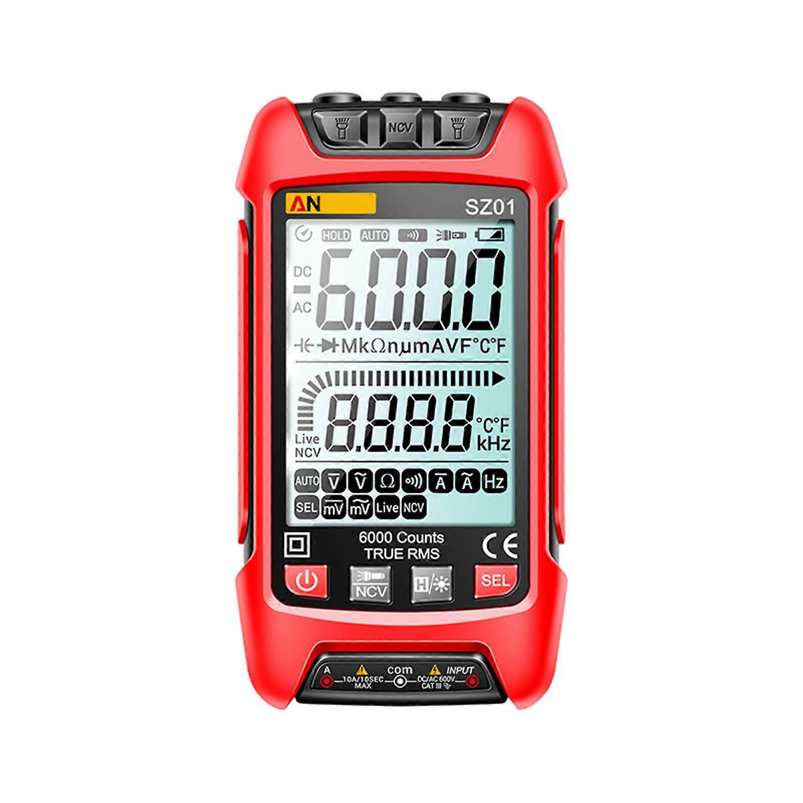 Digital Multimeter Voltmeter Resistance Capacitance Temp Transistor Meter 9999