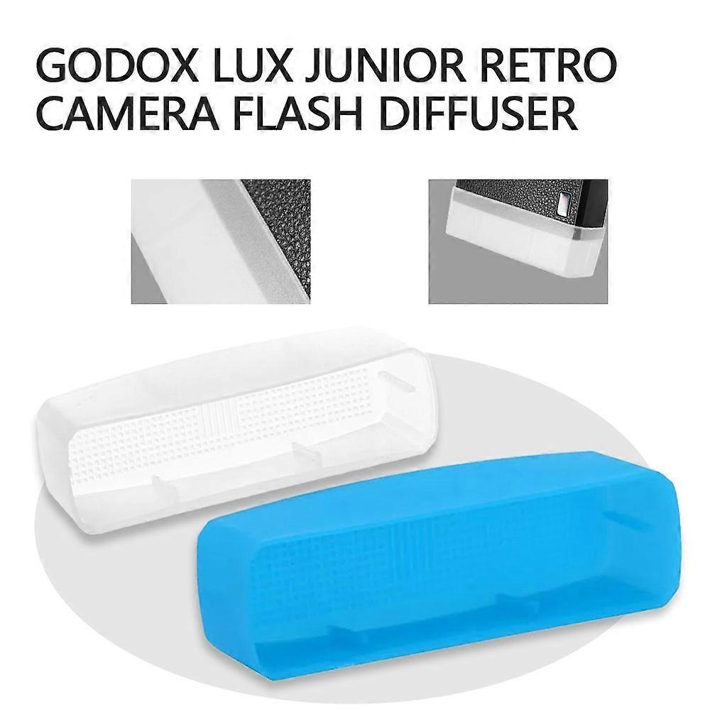 3 färgs blixt diffusor för Godox Lux Junior Retro Camera Flash Light js