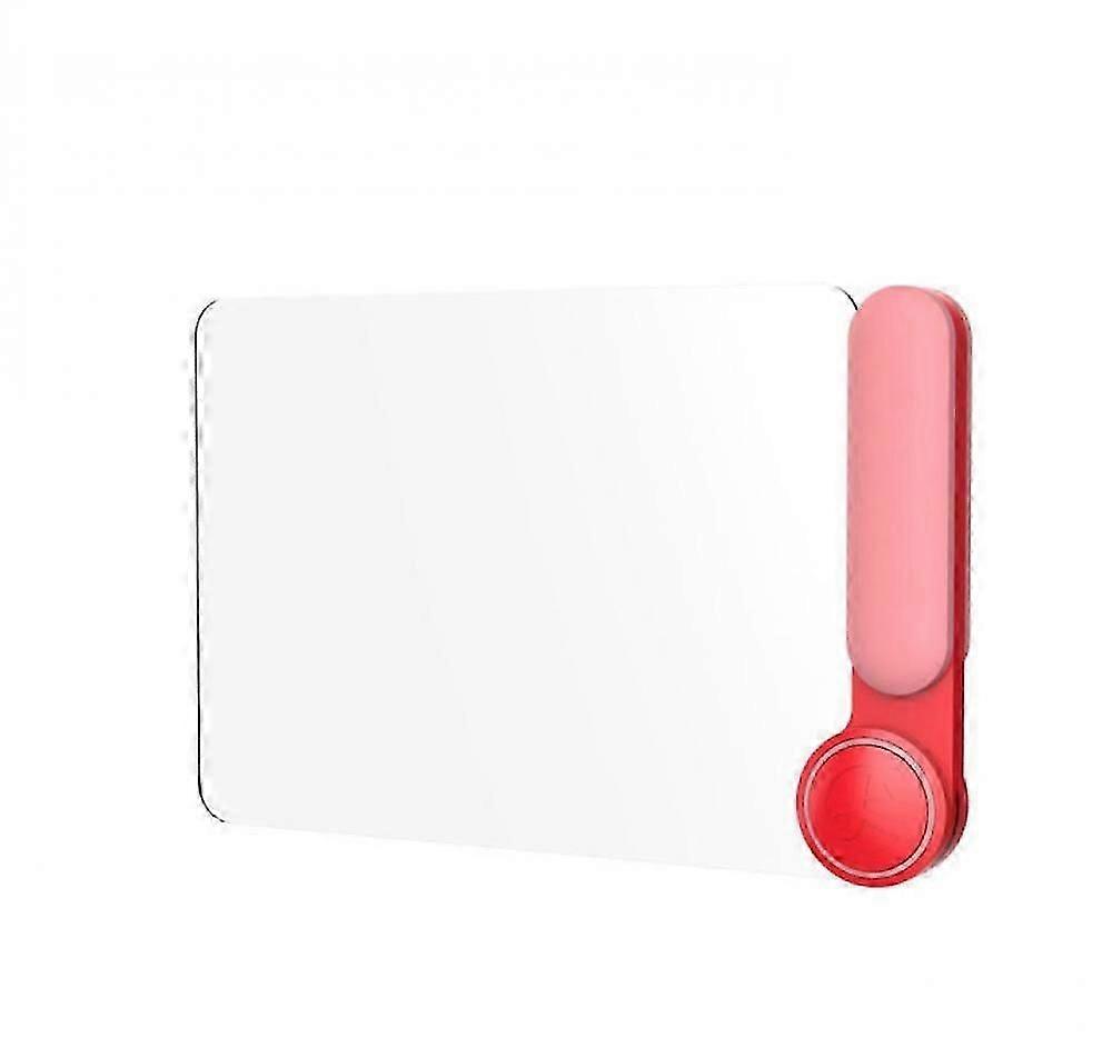 Portable 5XHandheld Frameless Optical Magnifier - Red