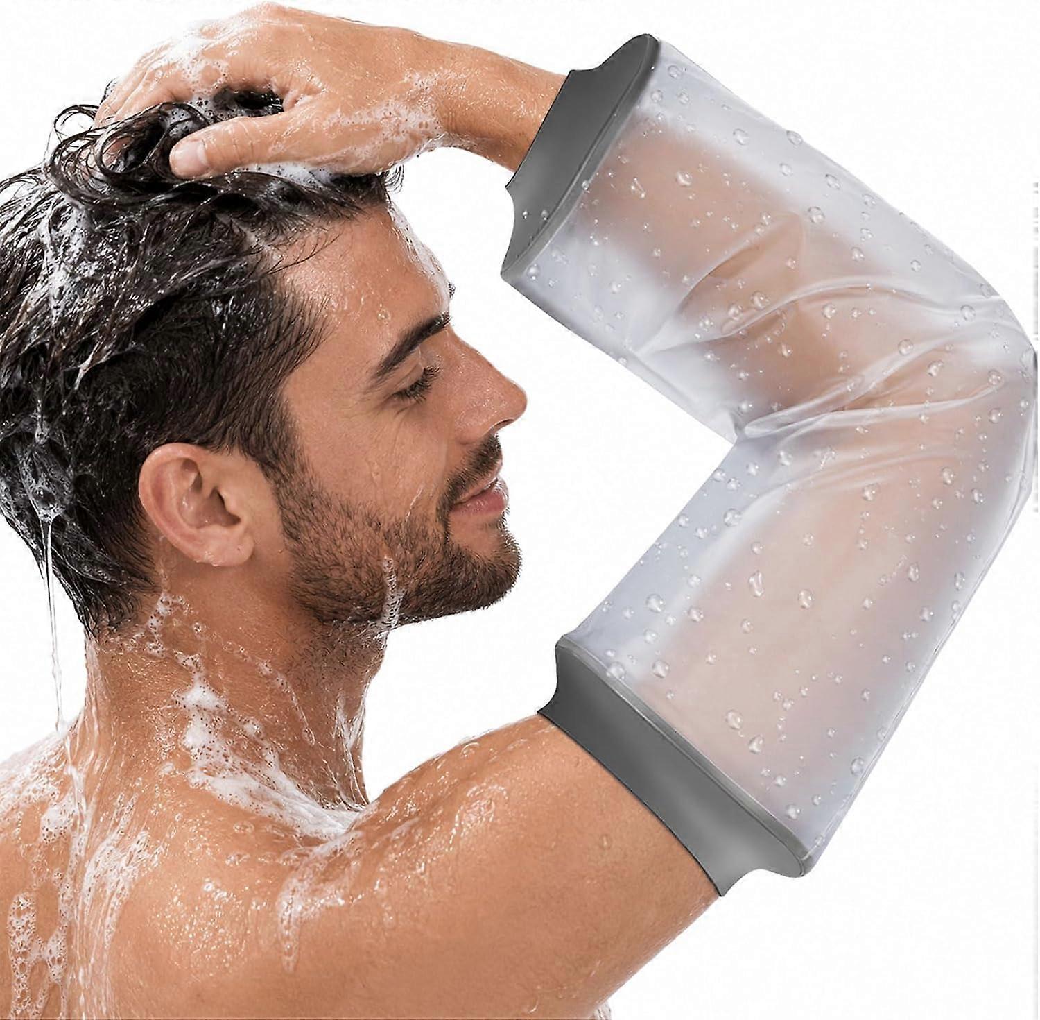 line shower cover, upper arm plaster cast (for bathing), medium size