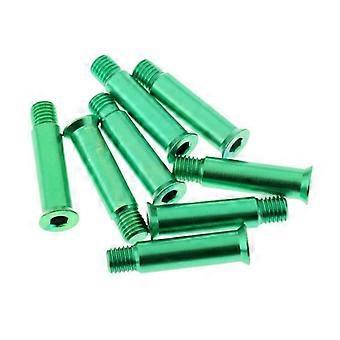3-5 kpl rullaluistinkengät yksipuoliset piikit akseliruuvit 34mm vihreä