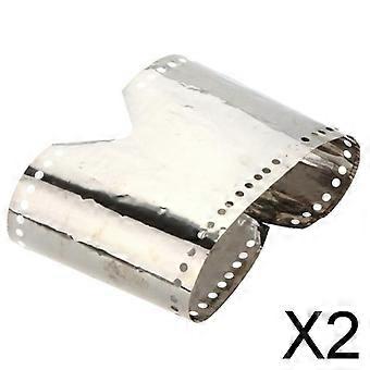 2 Outdoor Cooking Screen Roll Up Windshield 15cm