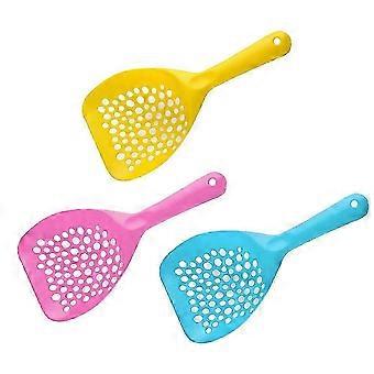 Random Color Home Garden Kitten Litter Scoop Pet Cat Litter Cleaning Tool Pet Cat Clean Accessories@ff