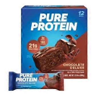 Reiner Proteinriegel, Schokolade Deluxe, 12 Stück