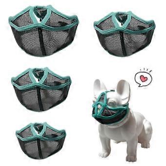 Foldable Mesh Dog Muzzle S-Black