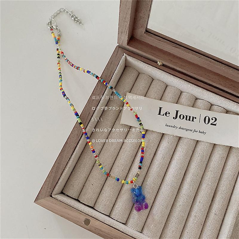 Colorat Bear colier: []