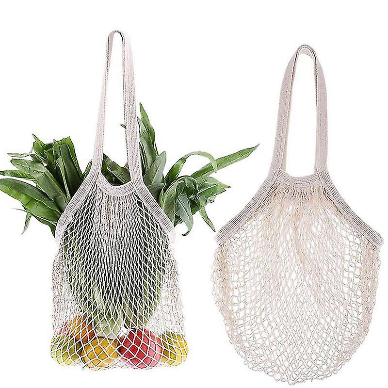 Shopping Mesh Net Tote Bag Cotton Mesh Net String Shopping Bag Reusable Foldable Fruit Storage Handbag Totes