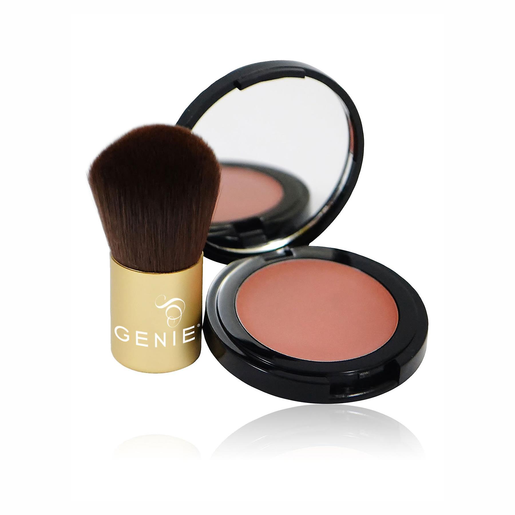 GENIE Make Me Blush Compact with Small Kabuki Brush - 3g