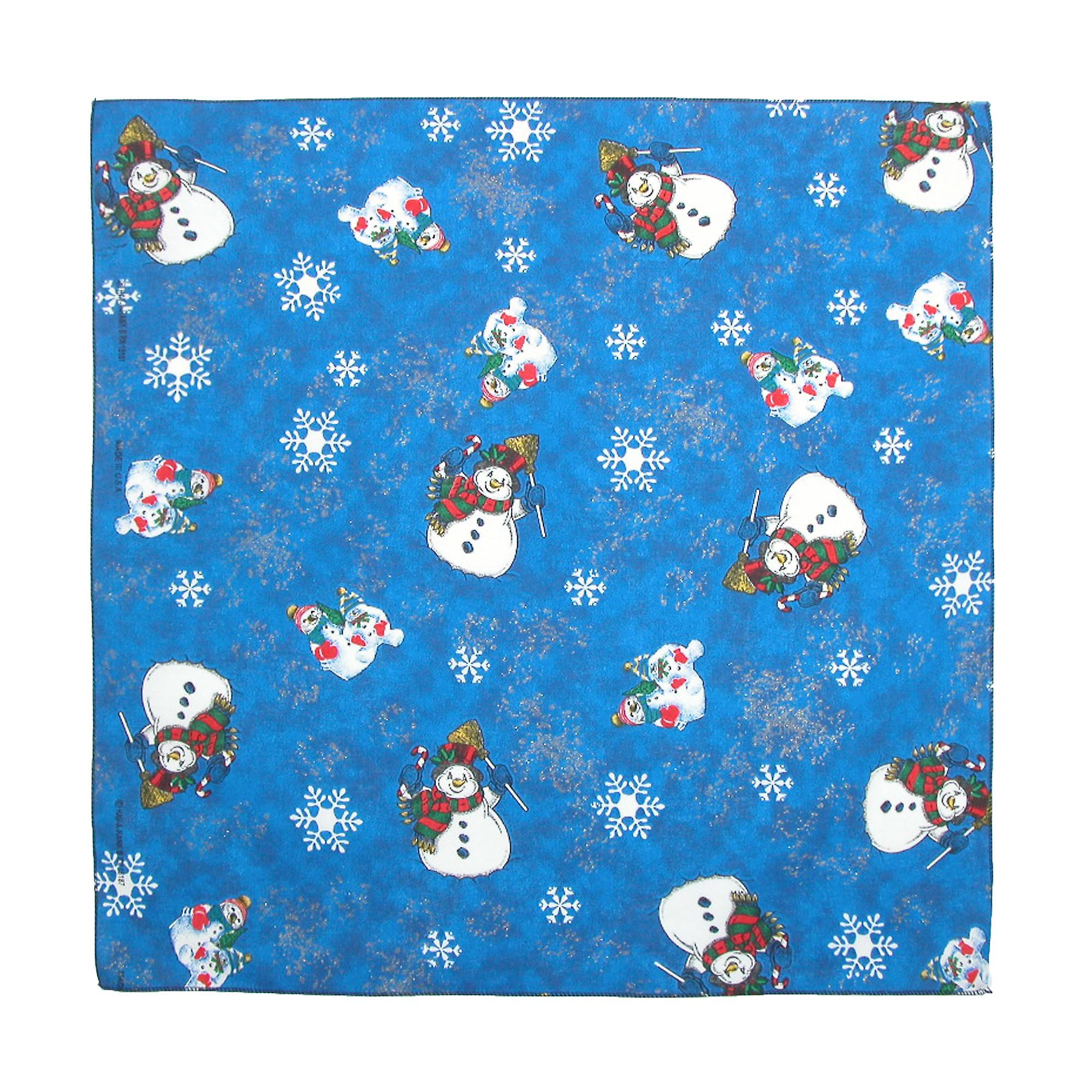 CTM Snowmen Holiday Christmas Bandana (Women)