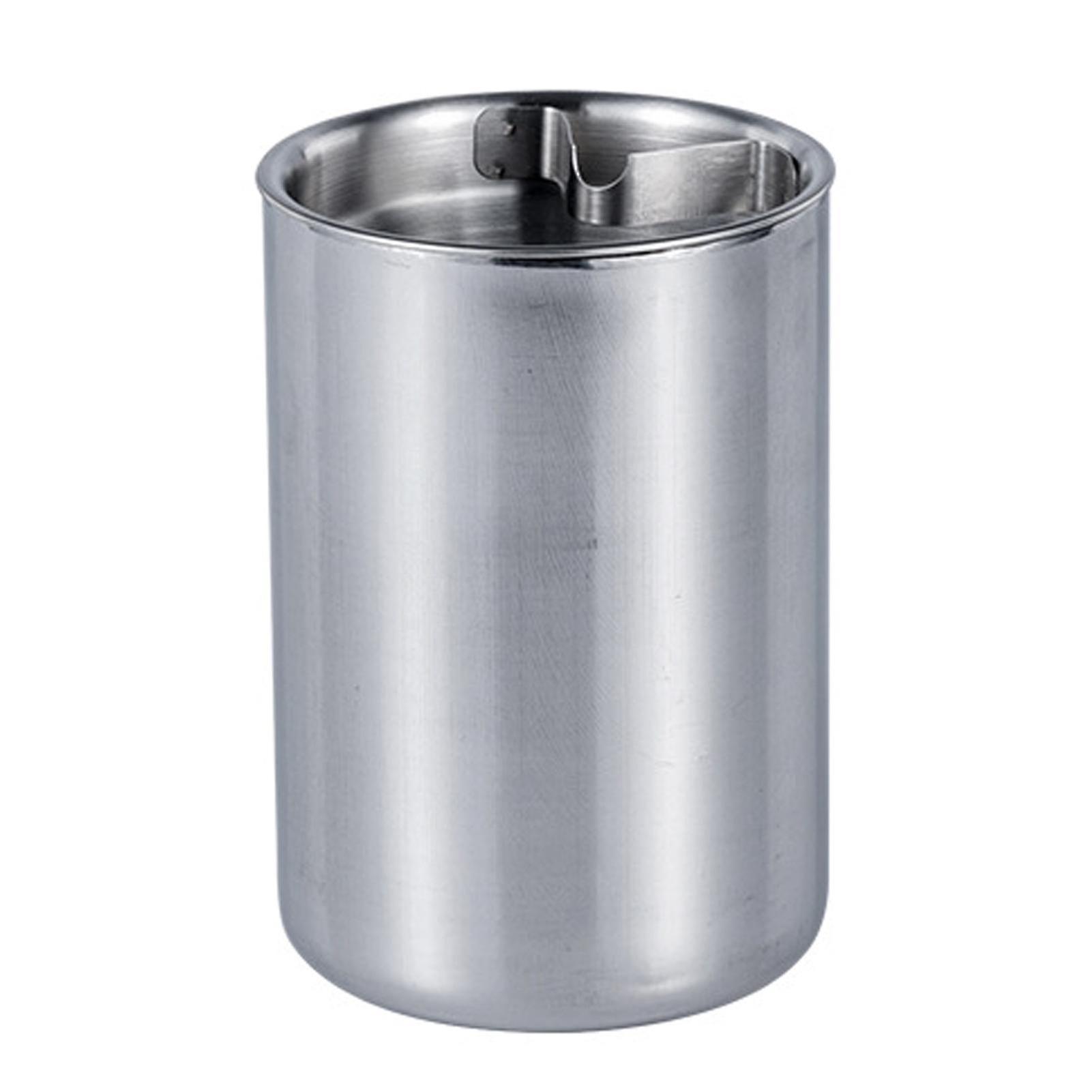 Creative Color Stainless Steel Ashtray Thickened Anti-fall Windproof Fire Ashtray