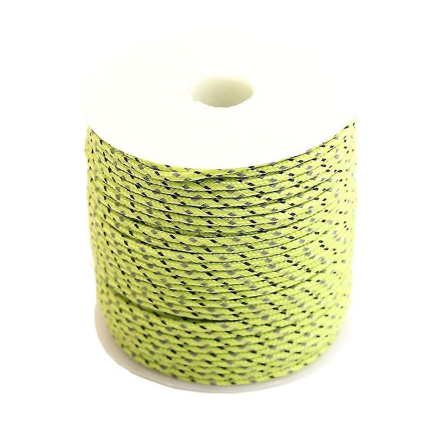 50Meters green reflective Reflective Paracord 3 Inner Str s