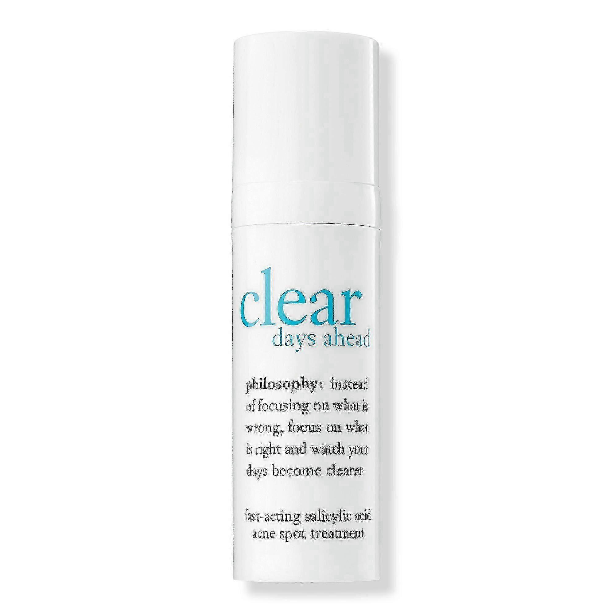 Philosophy Clear Days Ahead 速效水杨酸痤疮斑点治疗,0.5 盎司