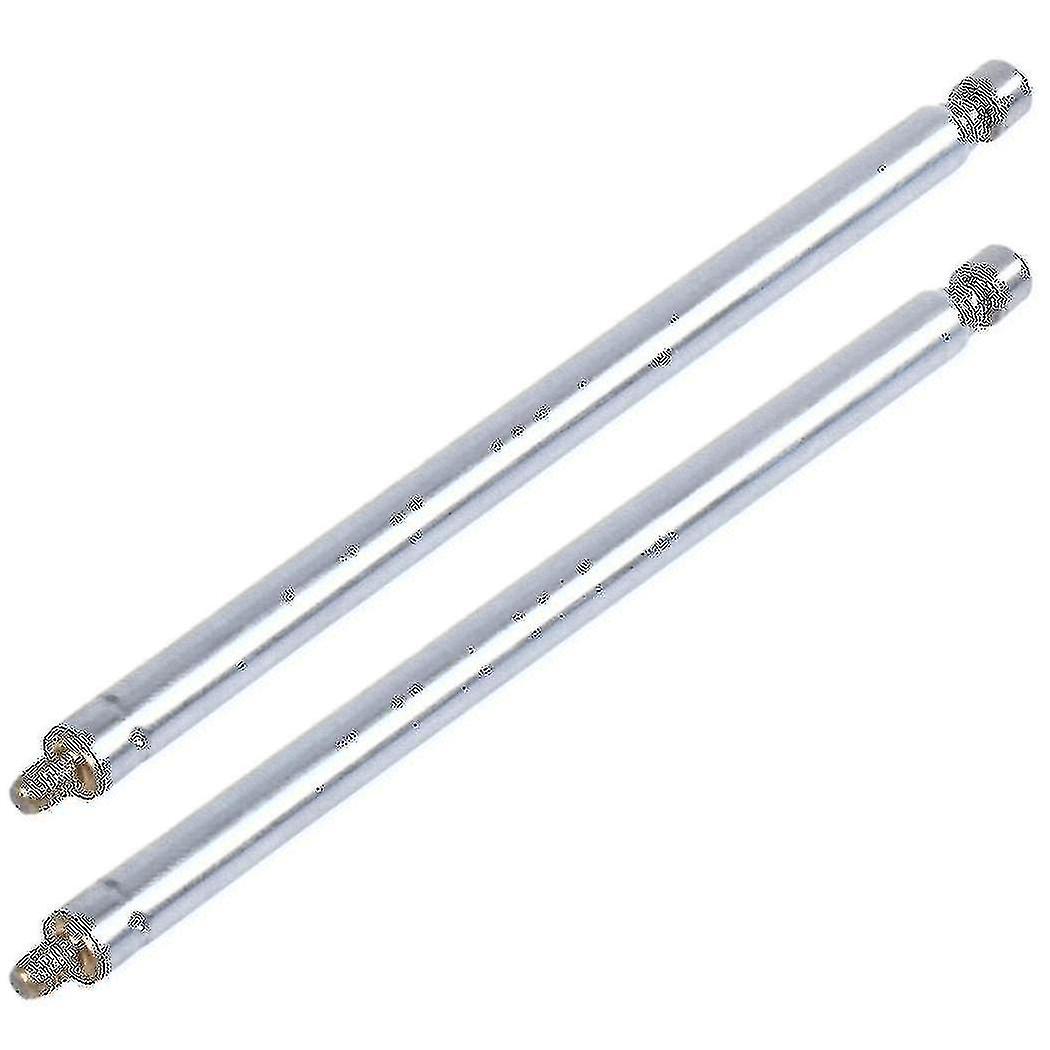 2x Rc Model Car 5 Silver 5 Section 3 Mm External Threaded Expansion Antenna