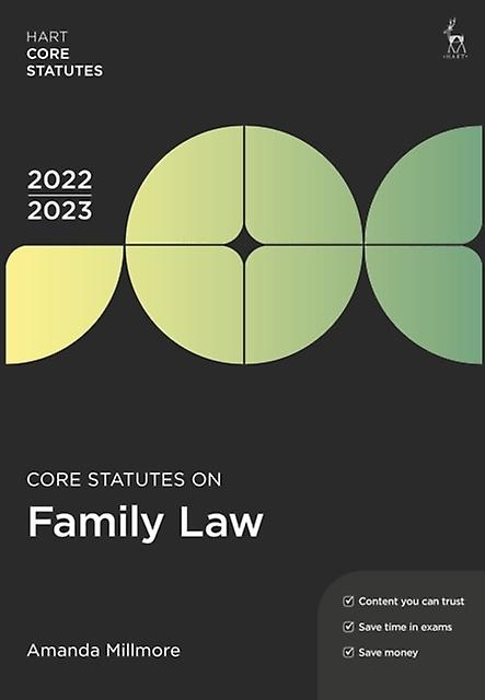 Core Statutes On Family Law 202223 by Millmore & Amanda Associate Professor & University of Reading & UK Paperback