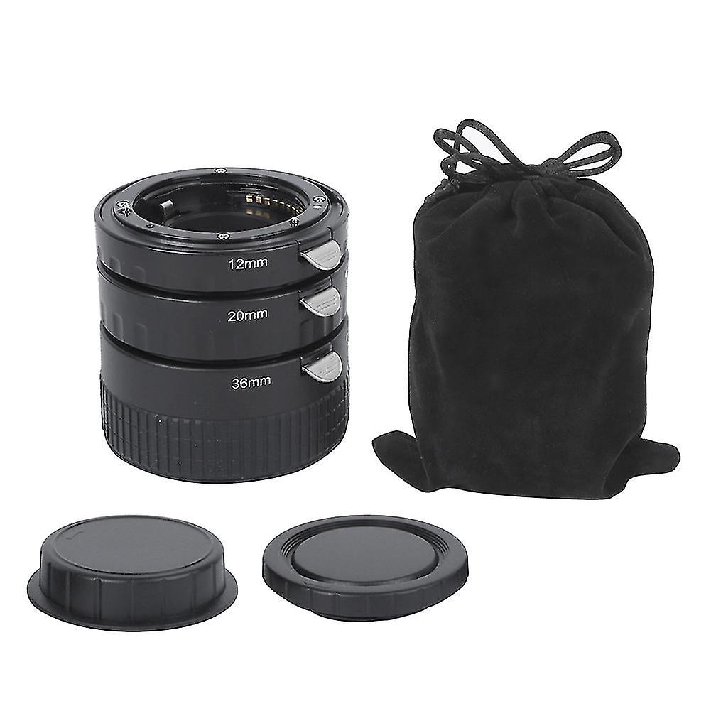 12Mm20mm36mm Macro Adapter Ring Close Up Automatic Focusing For Nikon D7000 D3100 D800 Lens Slr Camera