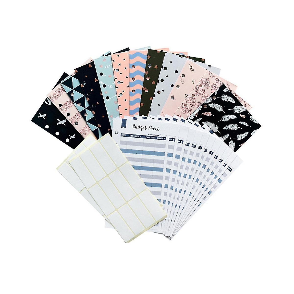 12 Pcs Cash Envelopes For Budget System Money Envelopes For Budgeting And Saving With Expense Track