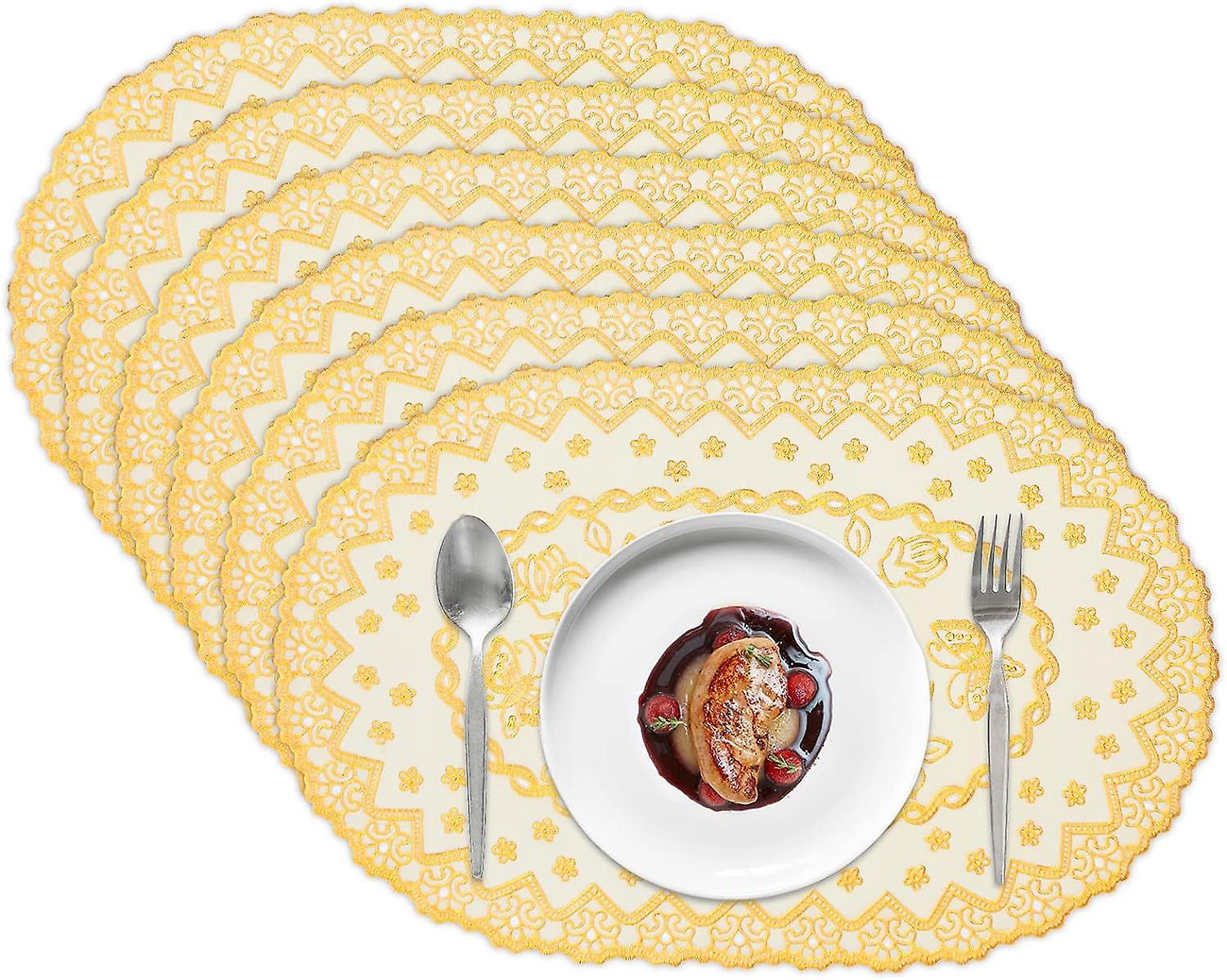 Lot De 6 Sets De Table, Sets De Table, Sets De Table Pour Table  Dner, Sets De Table Dors Pour Table De Cuisine