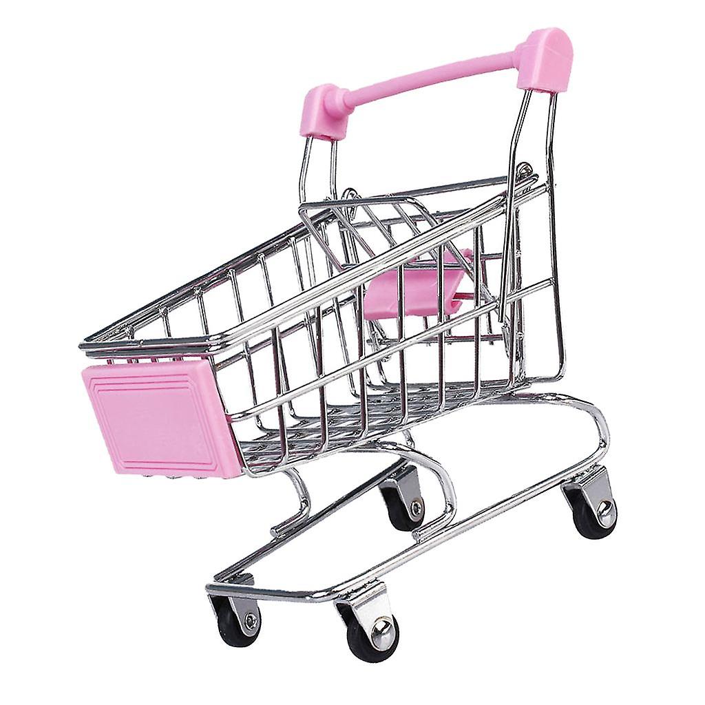Mini carrito de compras Trolley Toy Rosa