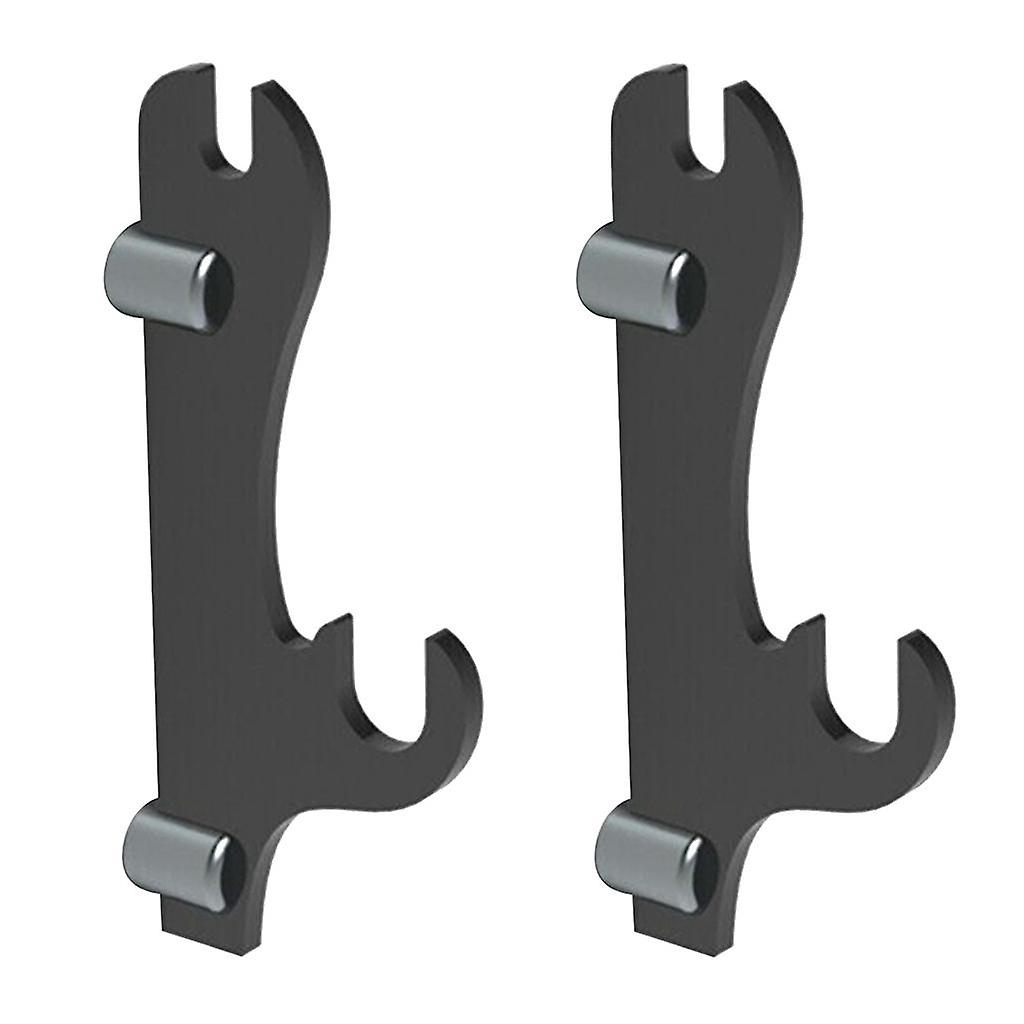 Wall Mount Samurai Sword Katana Holder Stand Bracket Display Rack Black