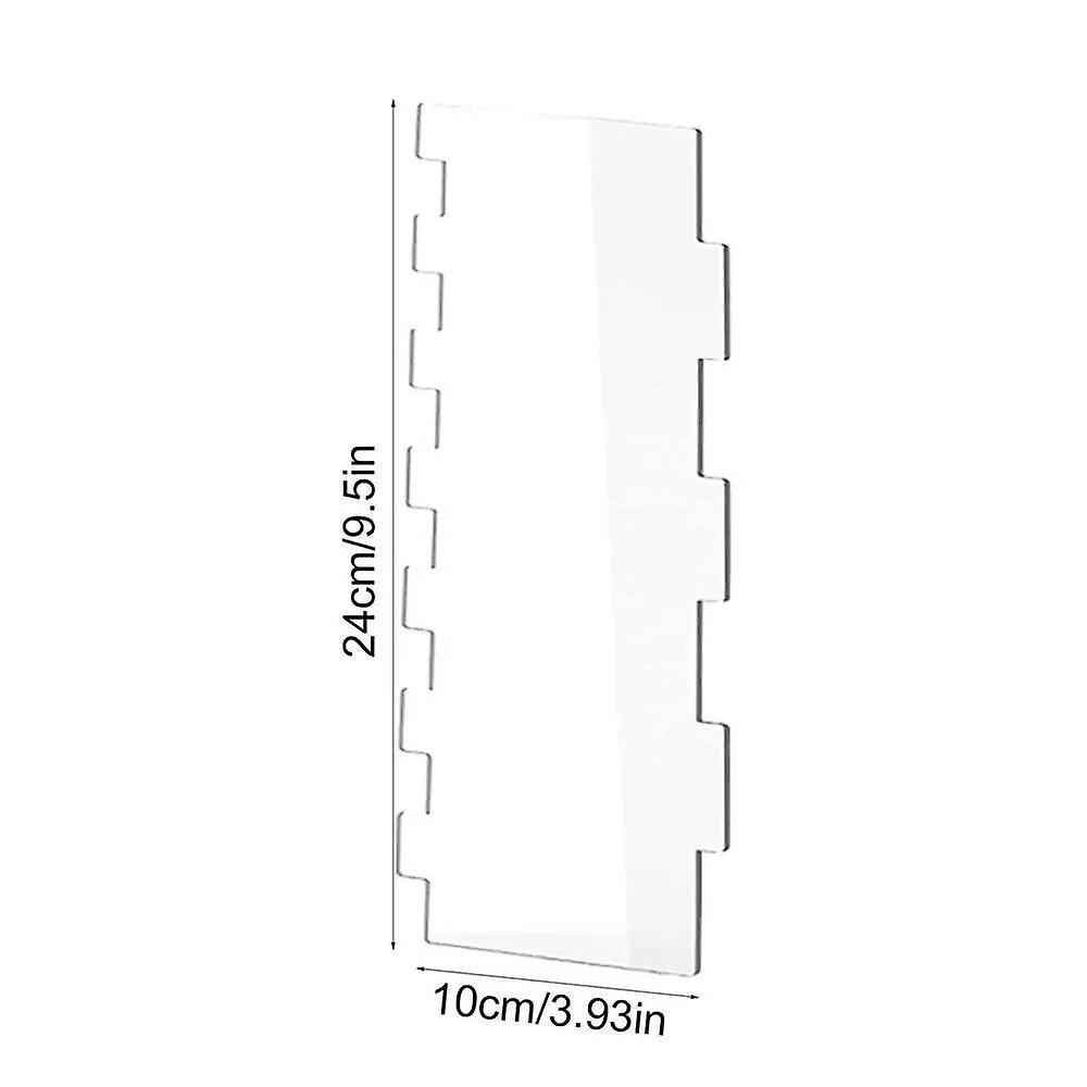 Cake Edge Scraper Tool 10pcs Diy Acrylic Scraping Tool For Cake Side Edge Decorating Baking Supplies For Bakery Beginners Baking