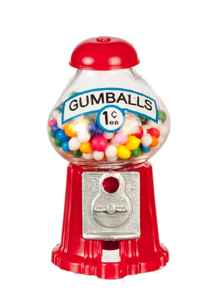 Dolls House Bubble Gum Gumball Machine Counter Top Shop Accessory 1:12 Scale