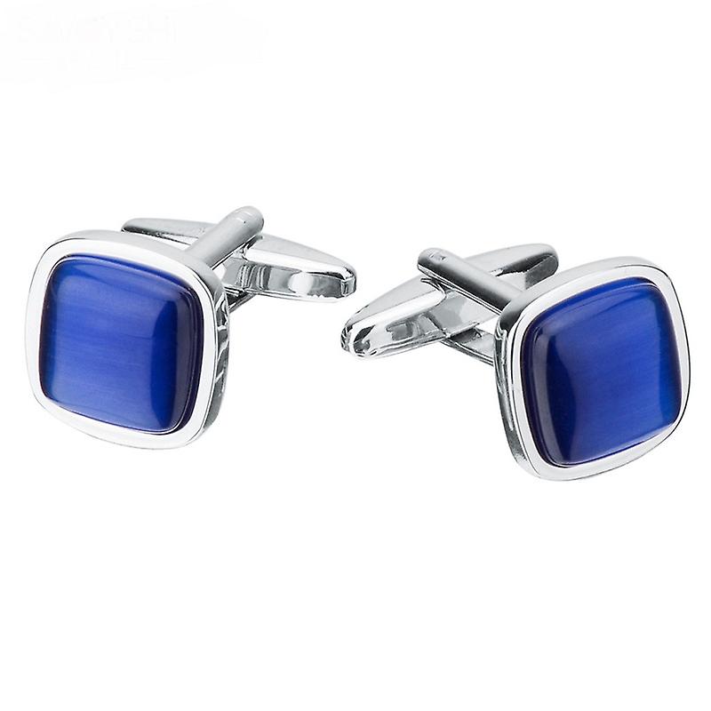 Mens Blue Cufflinks