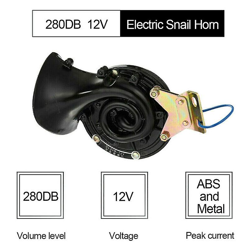 300DB 12V/24V Electric Air Horn Loud Sound Replacement for Raging Car Truck Boat Train