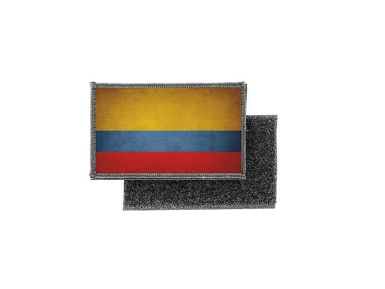 Patch ecusson prints vintage colombian flag badge