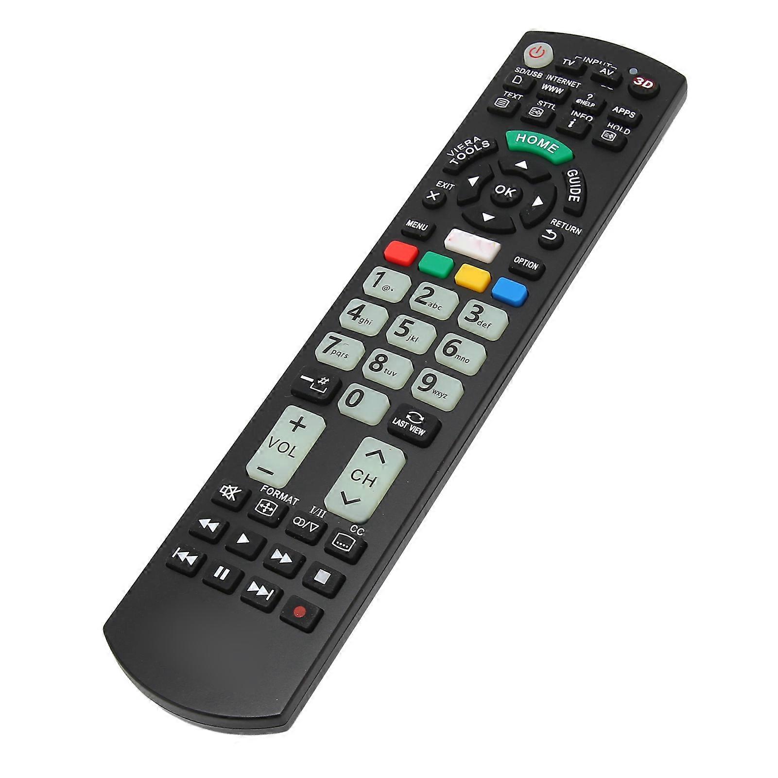 TV Universal Remote Control Ergonomic Lightweight Soft Buttons Replacement TV Remote Control 