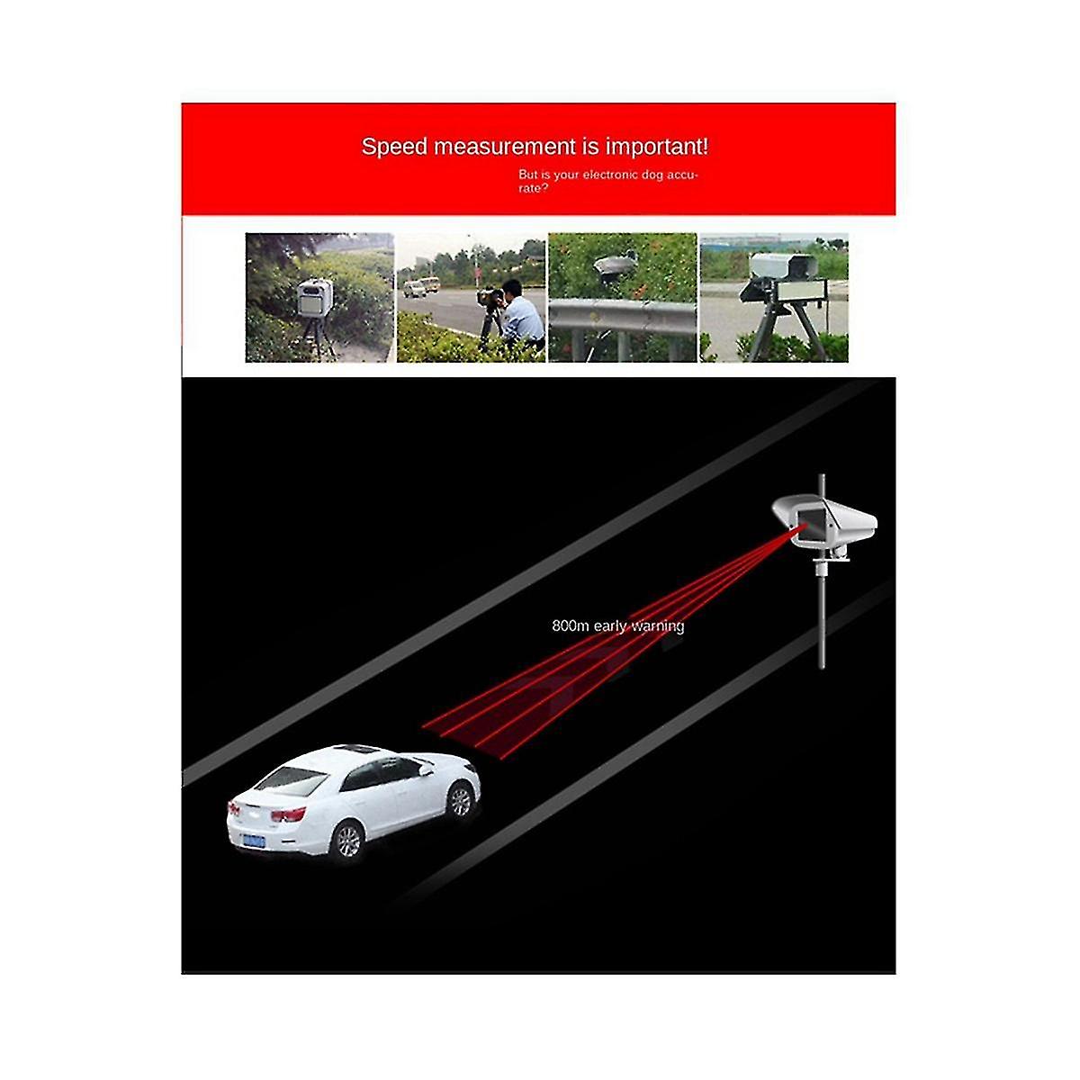 Lambo Car Model Car Radar Speedometer Mobile Speed Detector Vehicle Speedometer 12v All-round Led Display Speedometer