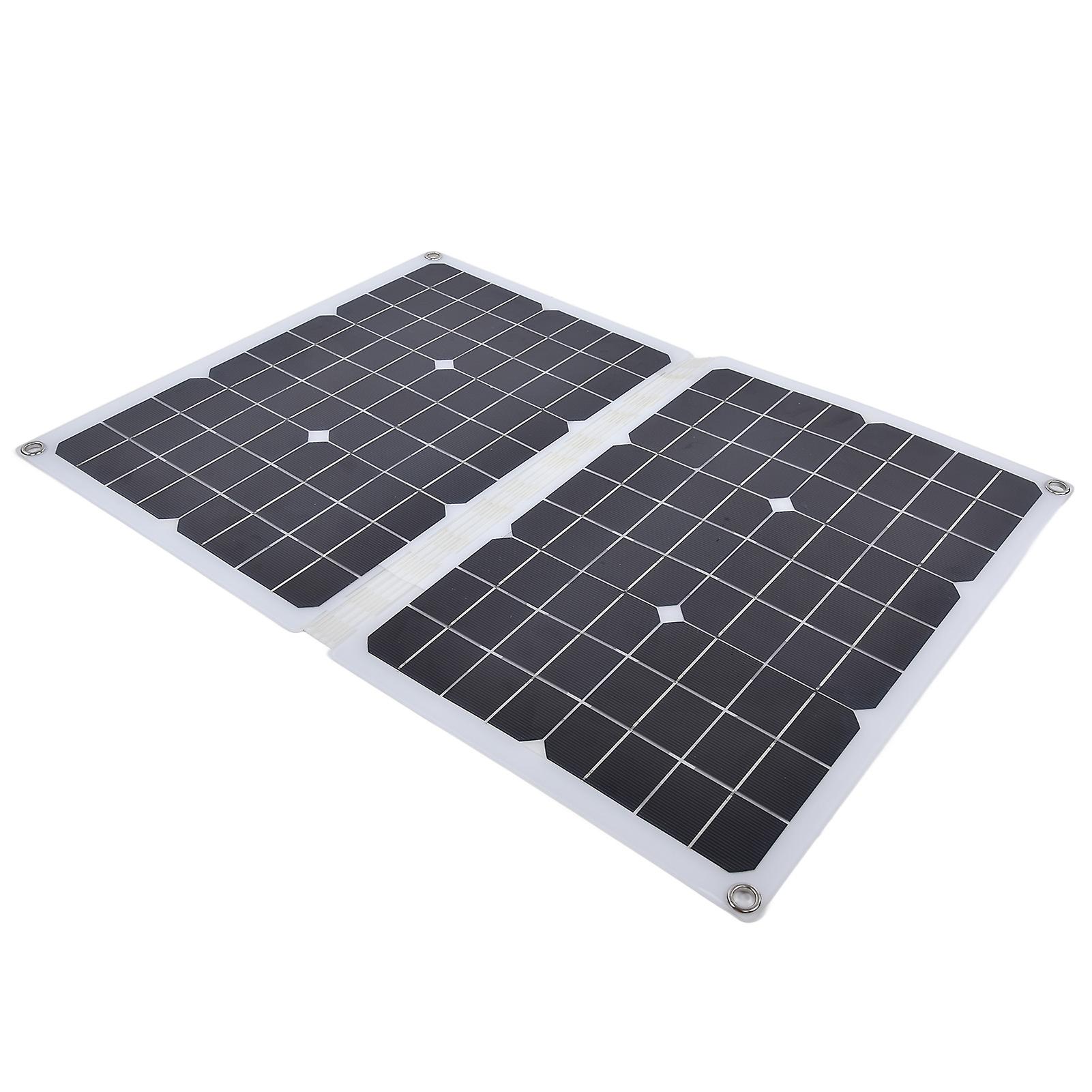 40W 18V Solar Charging Panel High Efficiency Foldable Flexible Solar Charger with USB Cable