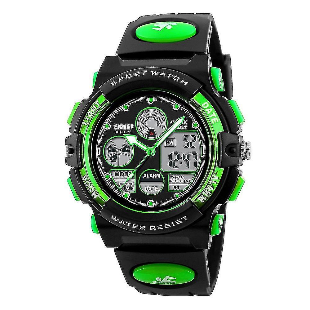 Kids Sports Watch Waterproof Boys Multifunction Analog Digital Watch Led Alarm Stopwatch