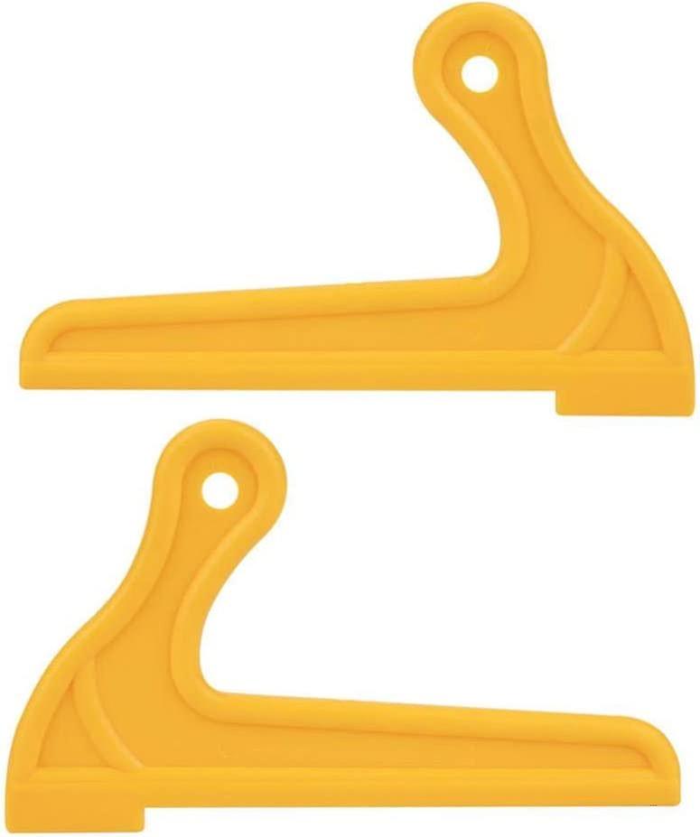 Samfox Table 2pcs Portable V-Type Wood Saw Push Sticks for Carpentry Table Working -q41