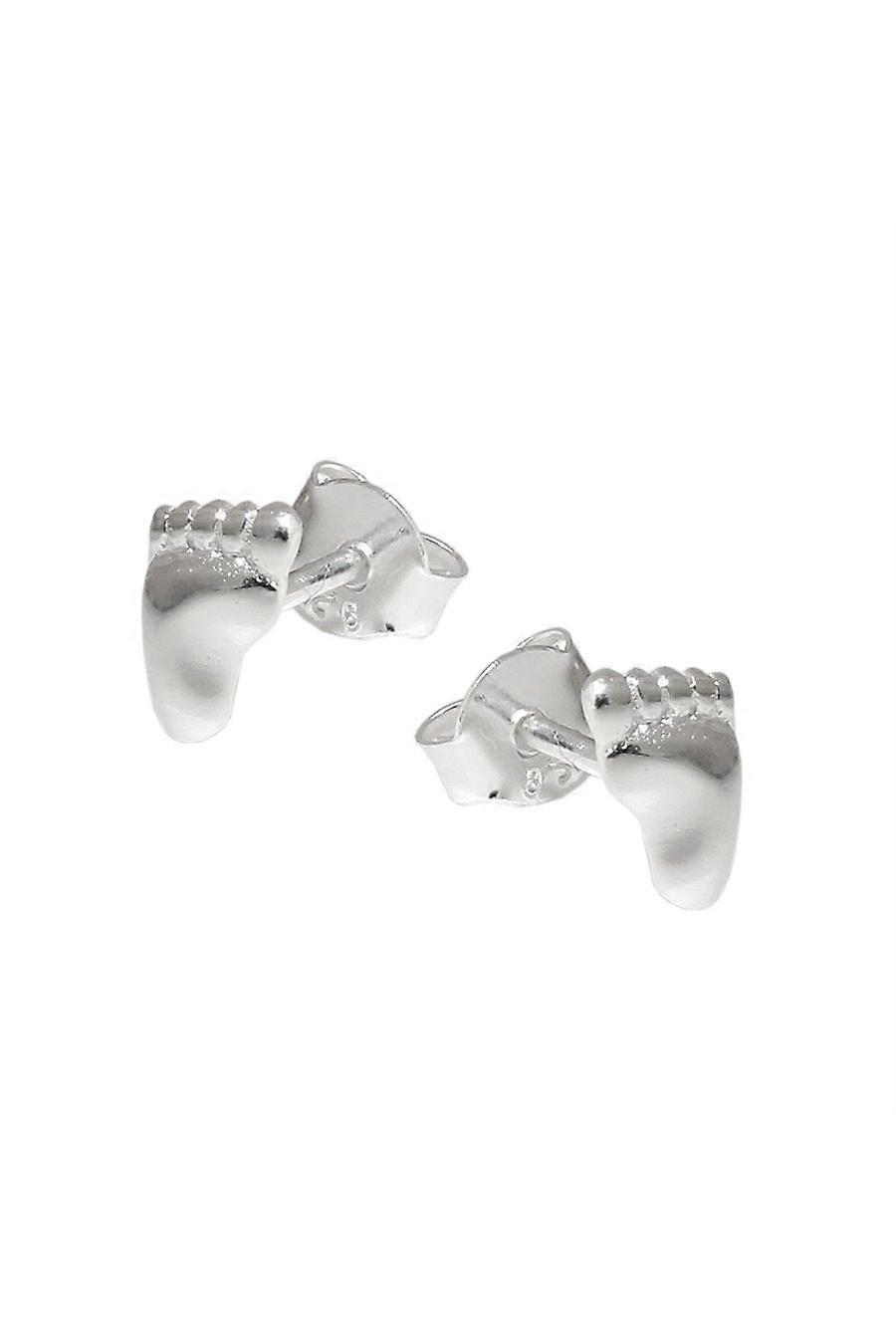 Stud Earrings Right & Left Foot Silver 925 - Gl91522