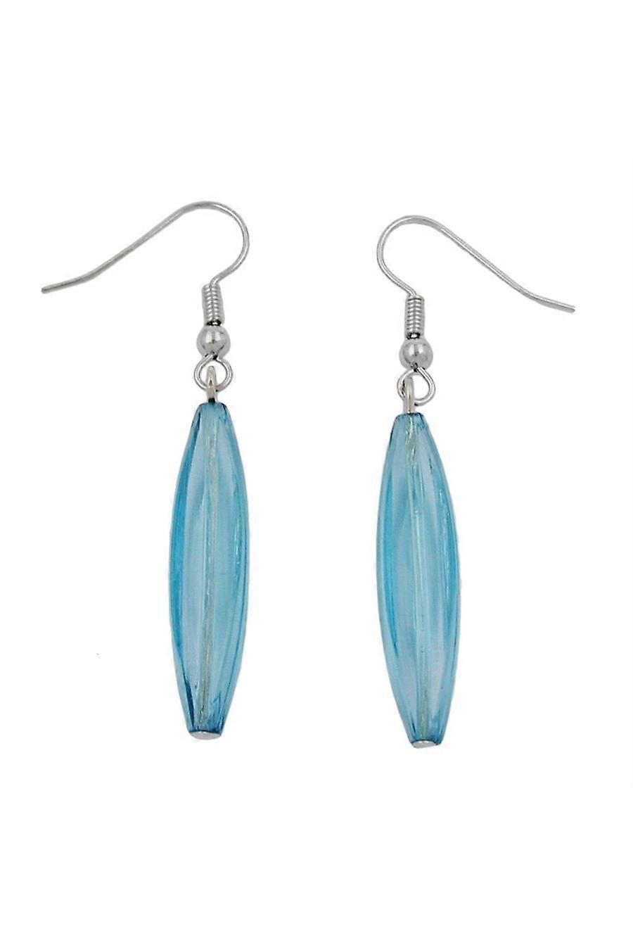 Hook Earrings Turquoise Transparent - Gl02574