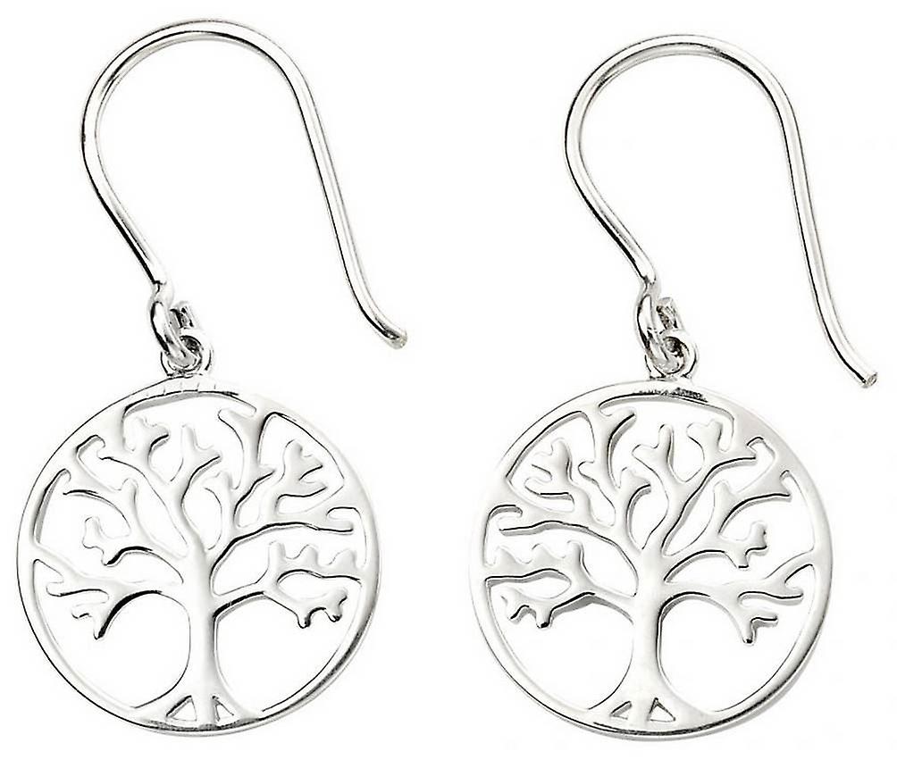 Beginnings Tree of Life Earrings - Silver