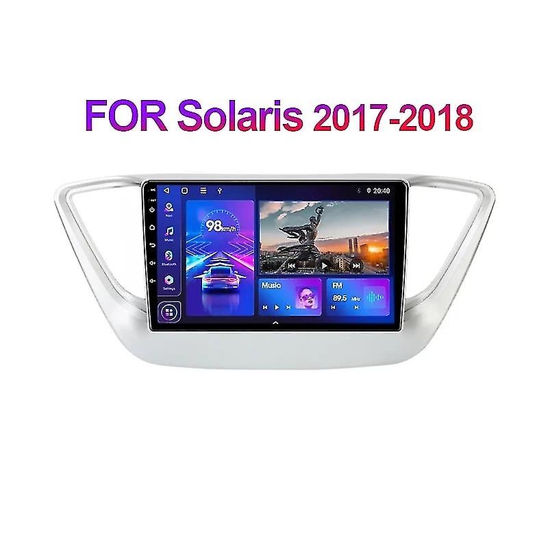 Android Car Radio Multimidia Video Player Navigation GPS For Hyundai Solaris 2 Verna 2017 2018 2 din