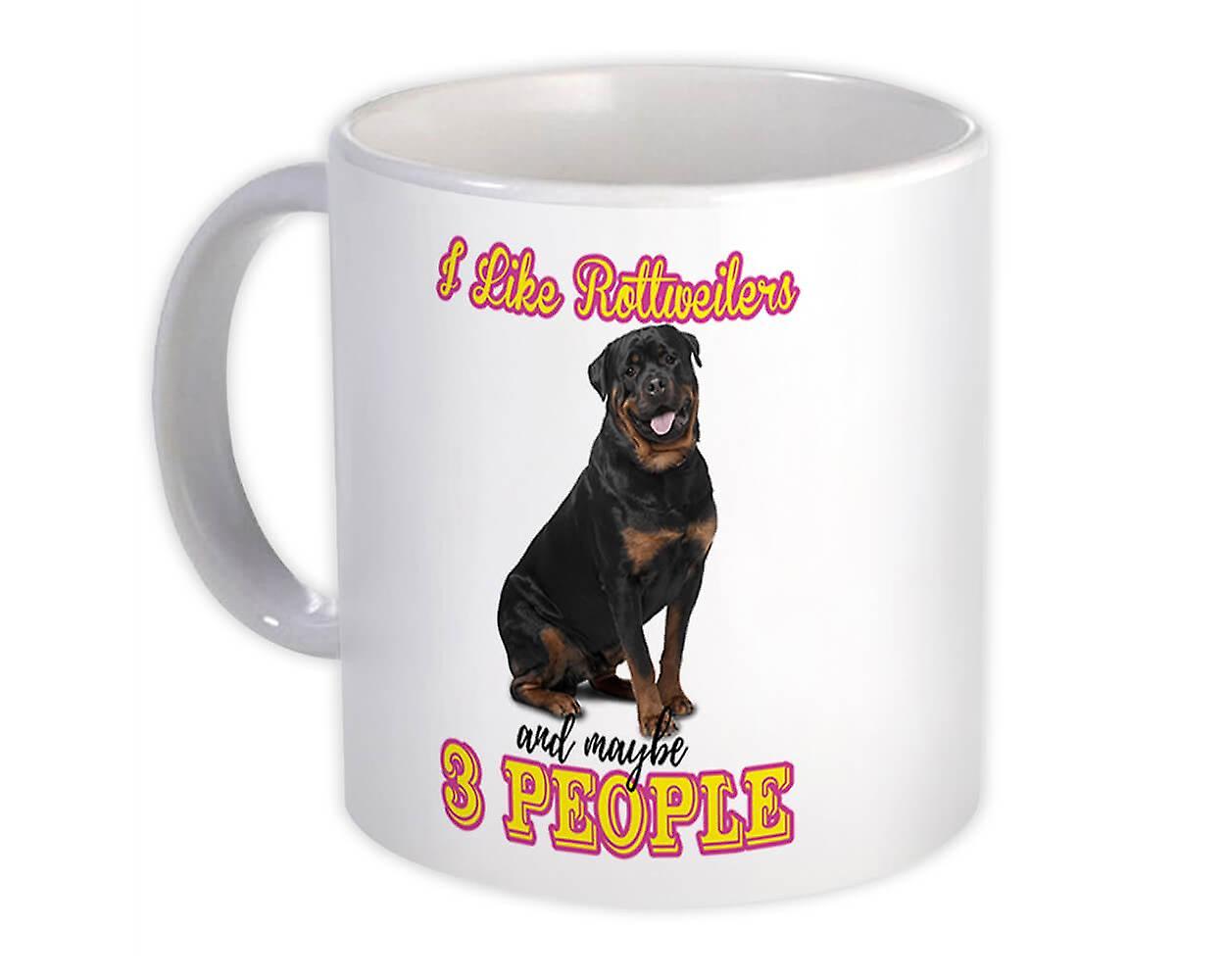 Gift Mug: I Like Rottweilers Dog