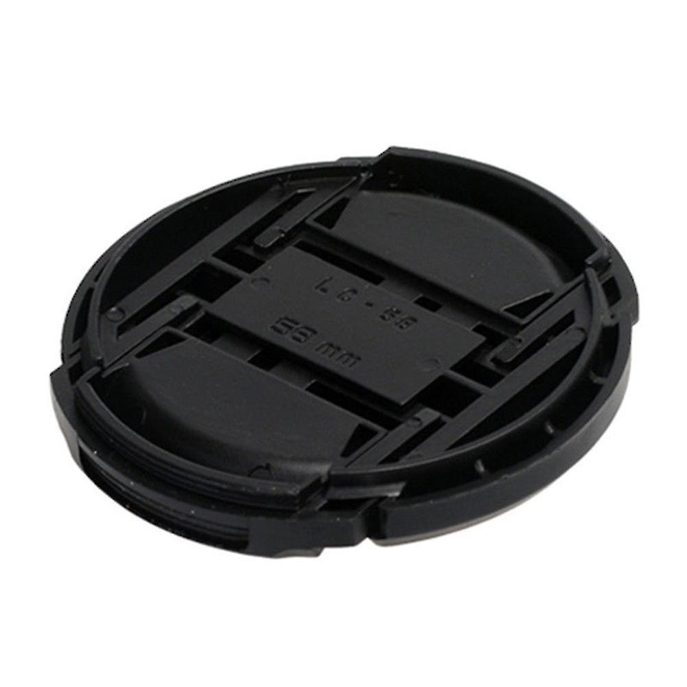 49mm Durable Front Lens Cap Hood Cover Snap-on Rope for Canon Nikon Camera BoSaiD