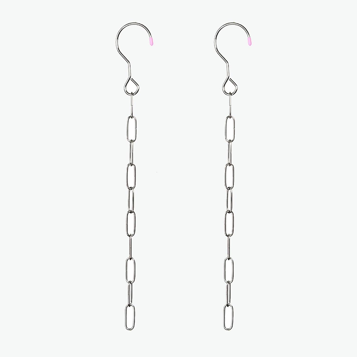 Clothes Hanger Connector Chain - Stainless Steel Super Strong Load-Bearing, 10 in 1 Use of Vertical Space to Save 80% Space for Dormitory Closet Orga