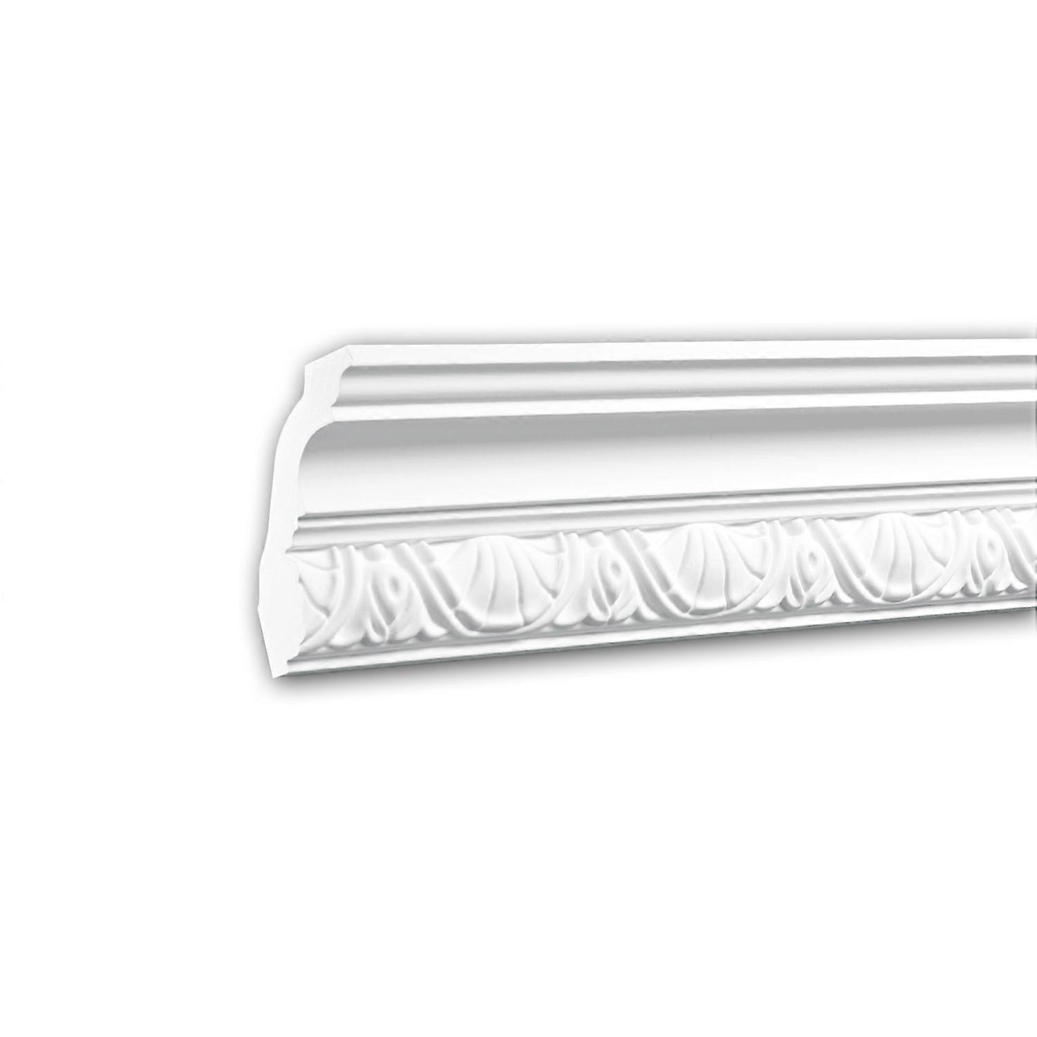 e-Delux GmbH 1 x Corniche 150251F Profhome blanc Polyuréthane prétraité léger, solide, indéformable
