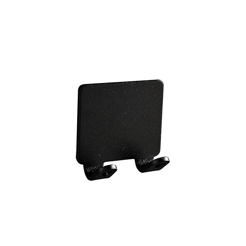 A shaver holder without punching clothes and hats hooks, Black