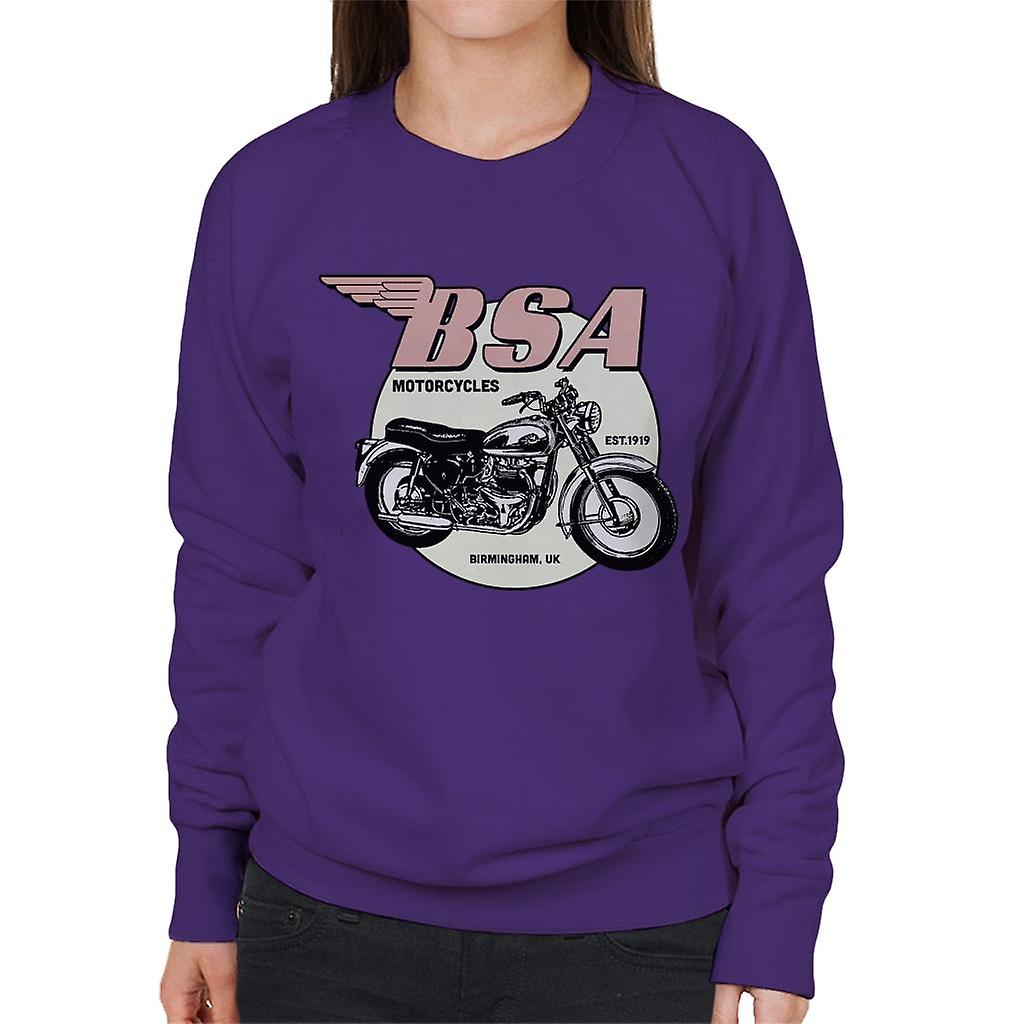 BSA Motorcycles Est 1919 Golden Flash Women's Sweatshirt
