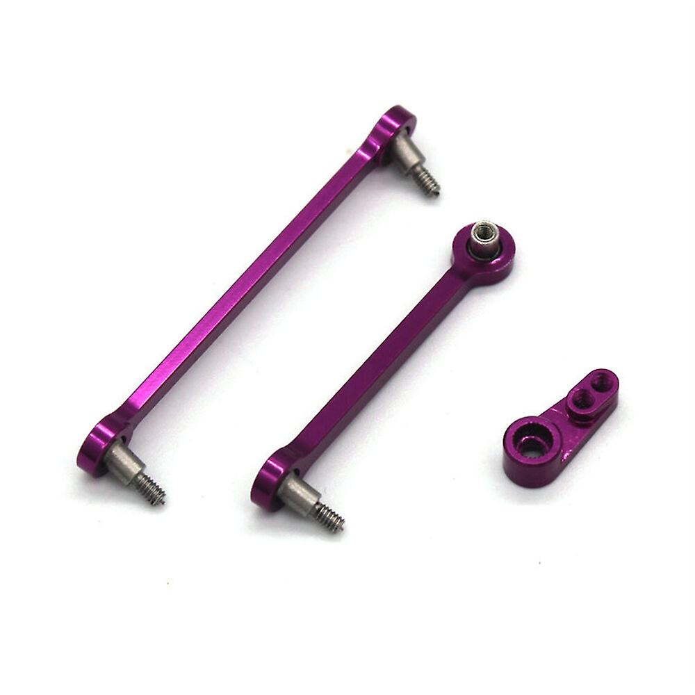 2PCS Upgraded Metal Steering Linkage Rod Servo Arm for Wltoys 284131 284010 284161 K989 K969 1/28 RC