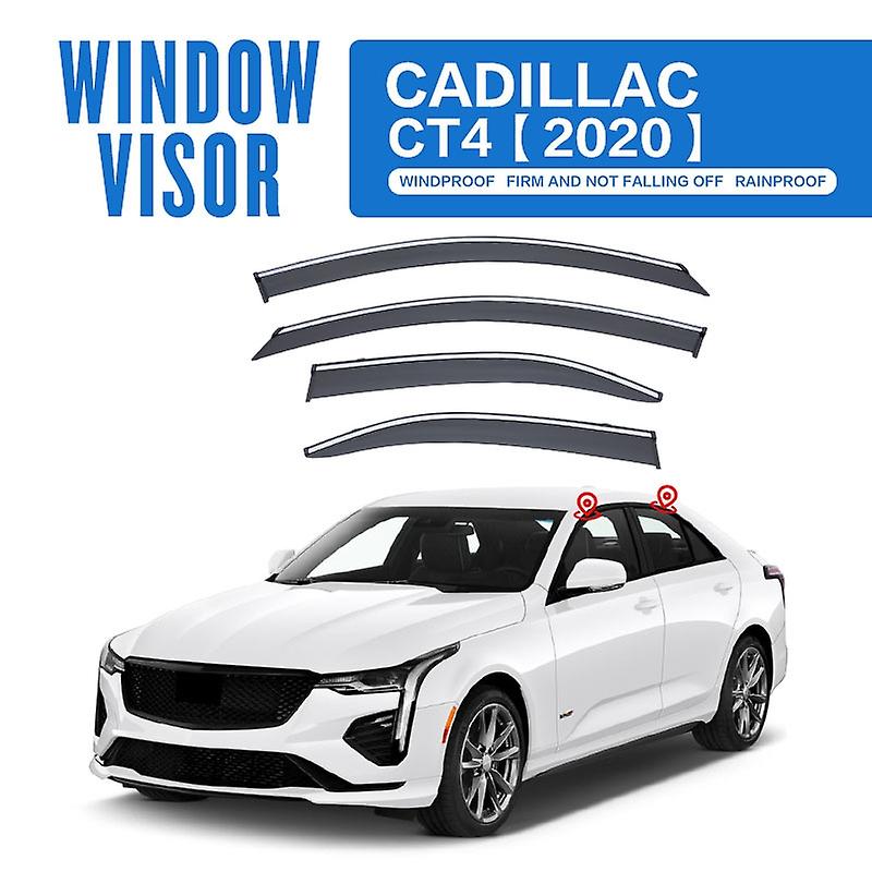 Weather Shields Window Rain Visors Car Accessories For Cadillac CT4 2020 Glass Sun Guard Deflectors