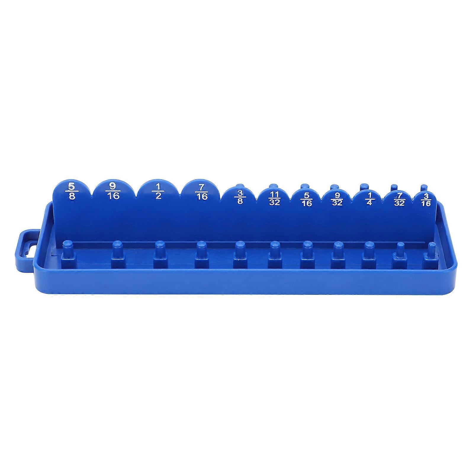 1/4in Socket Storage Polypropylene Case Insert Row Rail Hanger Placing Repairing Tool
