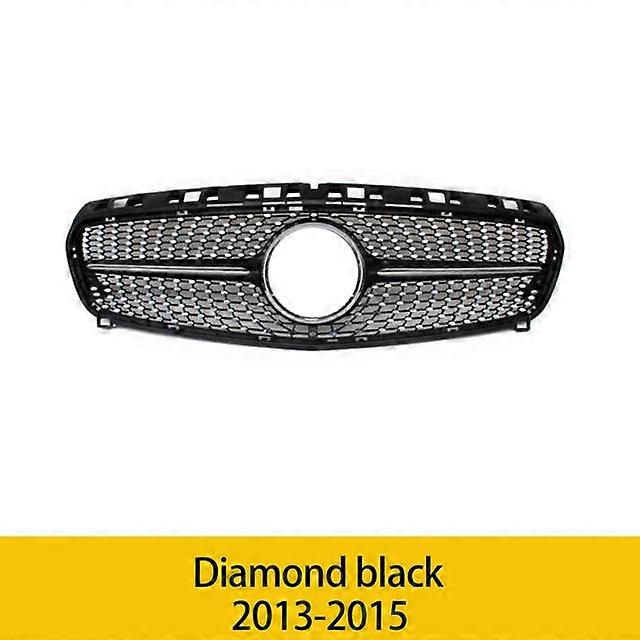גריל איכותי ABS כסף שחור תחליף פגוש קדמי רדיאטור יהלומים גריל מתאים למרצדס A Class W176 2013 - 2015