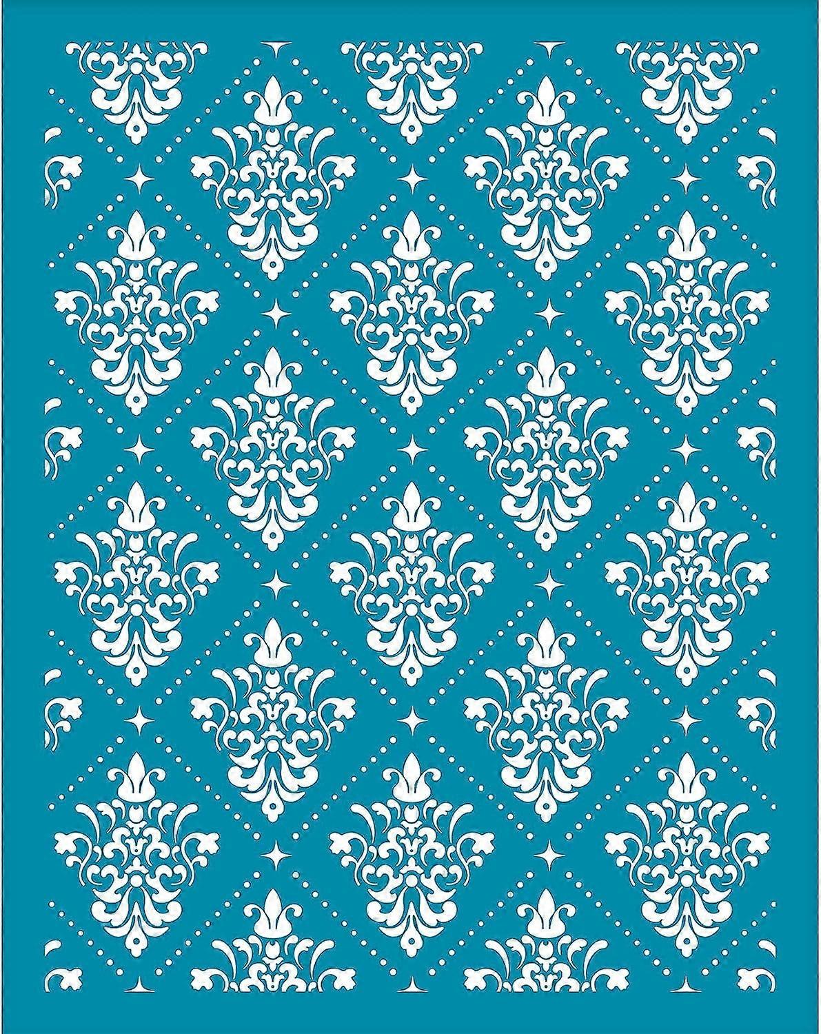1pc Damaskc Clay Stencils Damaskc Silk Screen for Polymer Clay Vintage Pattern Silk Screen Stencils Mesh