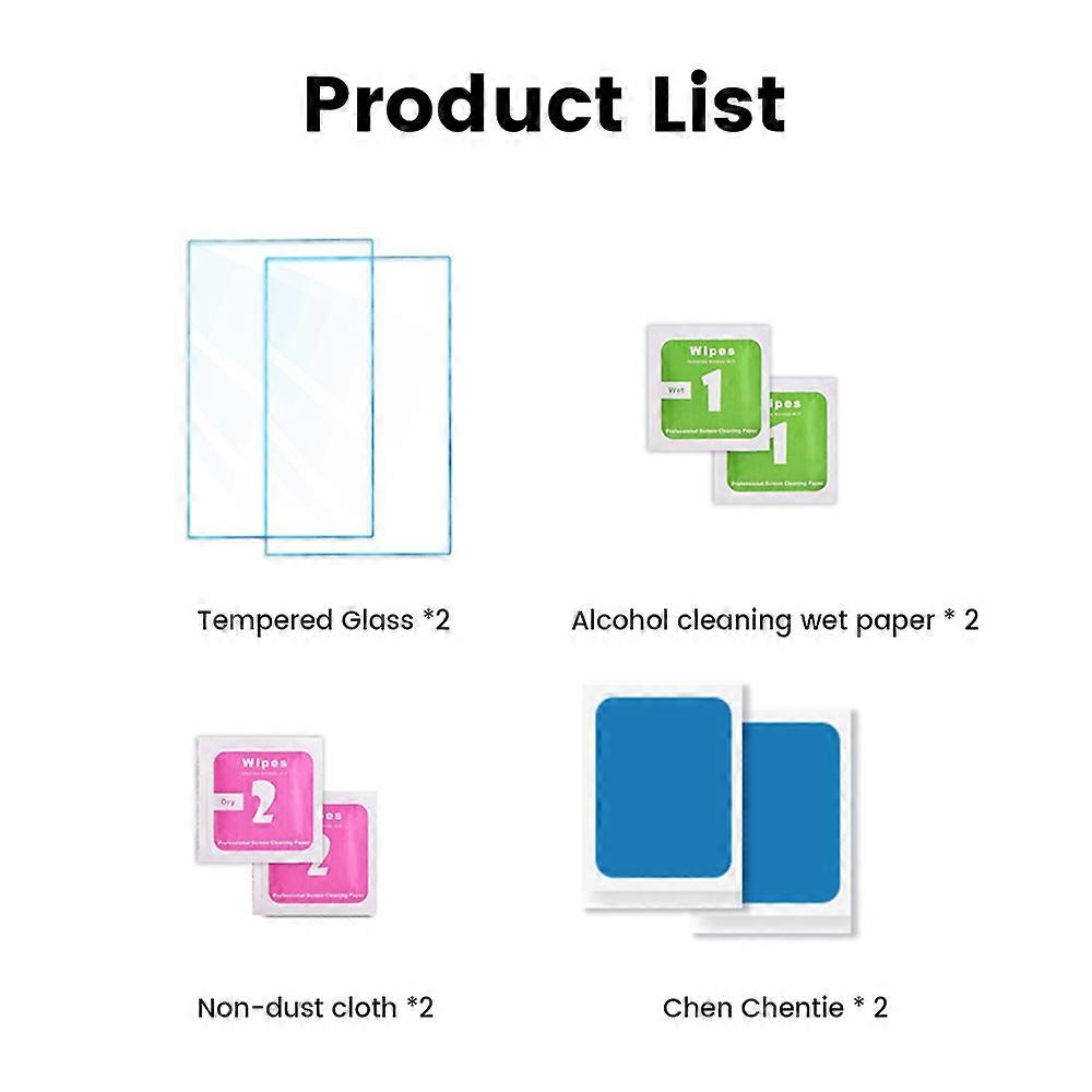 2pcs סרט מגן מסך עבור Steam Deck קונסולת משחקים גואטמלה זכוכית HD 9h נגד שריטות אביזרים